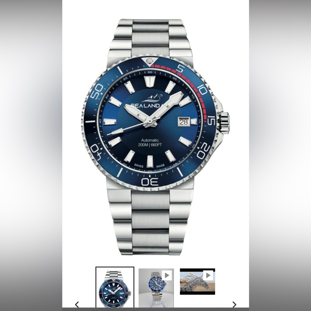 SEALANDAIR Automatic Boating Swiss Watch